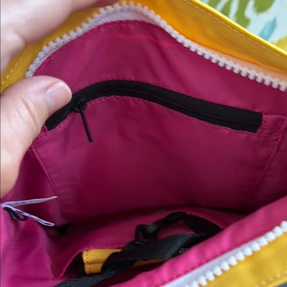 Sherpani Bright Sunny Yellow mini backpack Bag - Picture 7 of 8